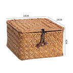 Handcrafted Rectangular Woven Storage Container | Kelmera