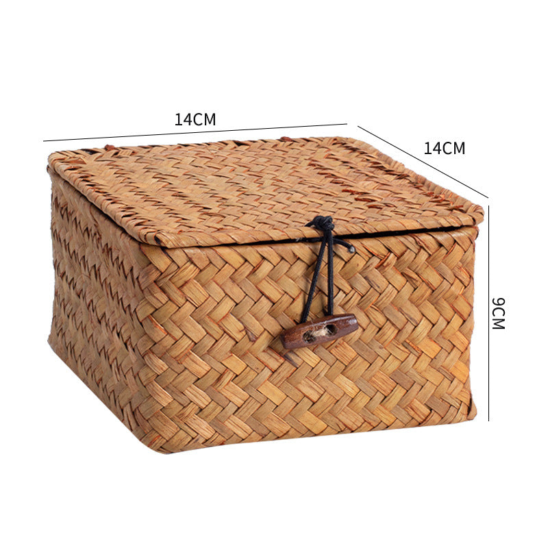 Handcrafted Rectangular Woven Storage Container | Kelmera