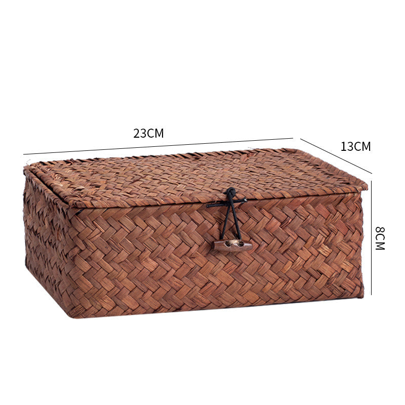 Handcrafted Rectangular Woven Storage Container | Kelmera