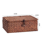 Handcrafted Rectangular Woven Storage Container | Kelmera