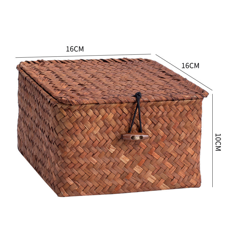 Handcrafted Rectangular Woven Storage Container | Kelmera