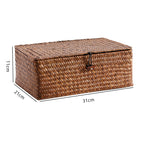 Handcrafted Rectangular Woven Storage Container | Kelmera