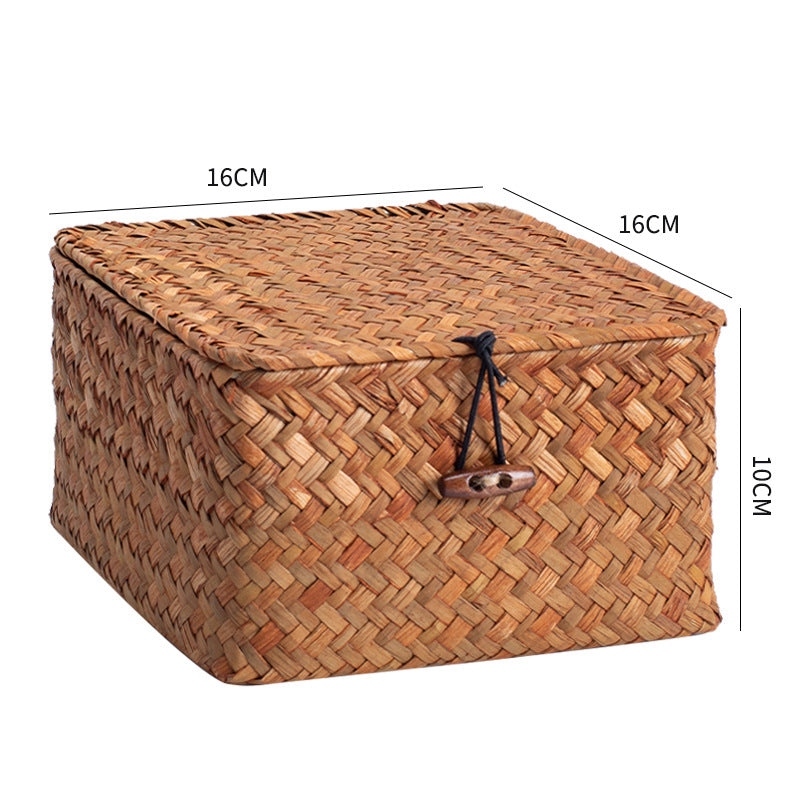 Handcrafted Rectangular Woven Storage Container | Kelmera