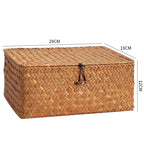 Handcrafted Rectangular Woven Storage Container | Kelmera