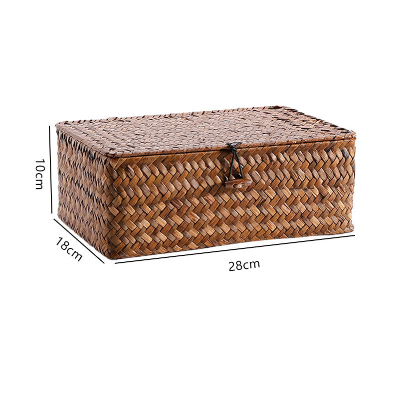 Handcrafted Rectangular Woven Storage Container | Kelmera