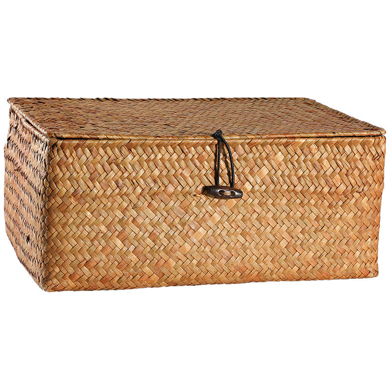 Handcrafted Rectangular Woven Storage Container | Kelmera