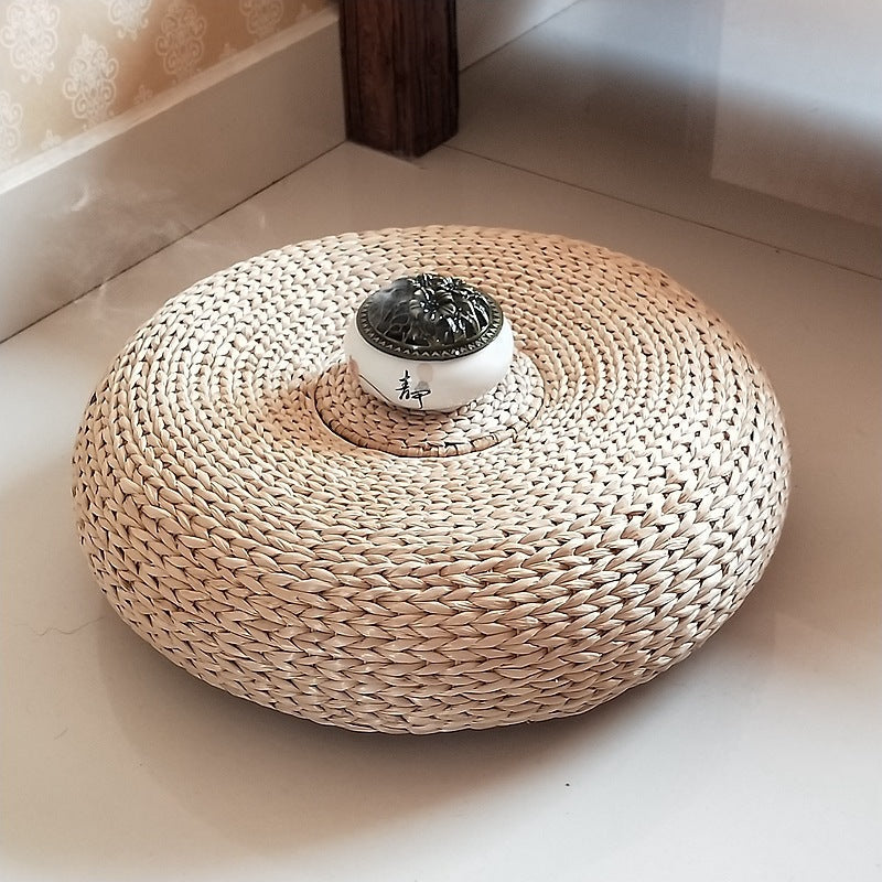 Handcrafted Sitting Pouf made of Natural Material | Kelmera