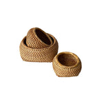 Handcrafted Storage Basket Box Green Brown | Kelmera