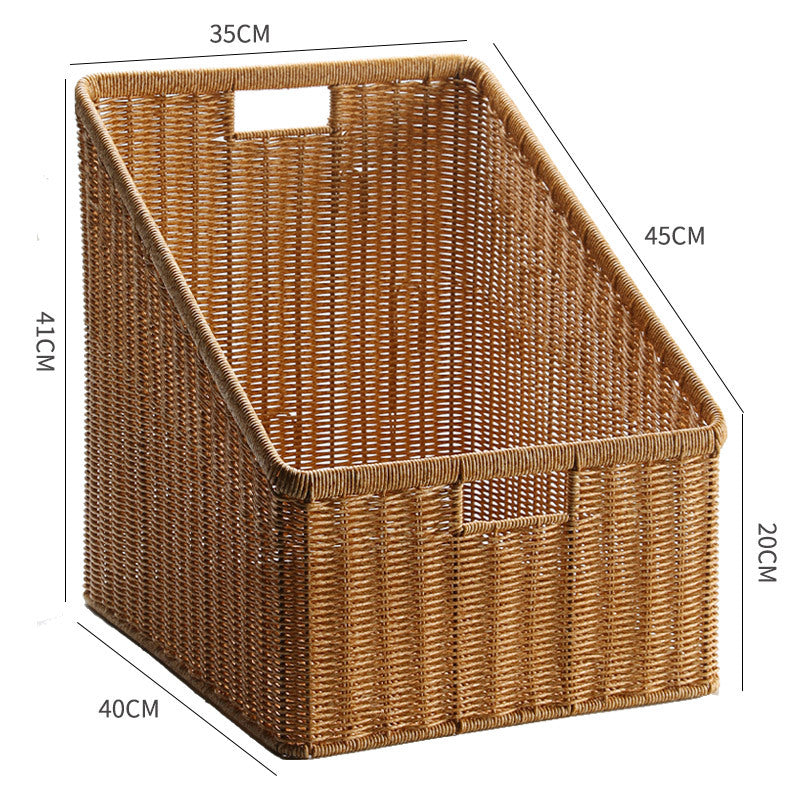 Handcrafted Storage Basket Dark Coffee | Kelmera