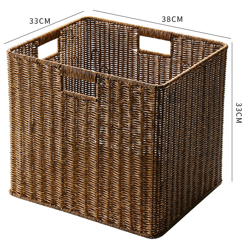 Handcrafted Storage Basket Dark Coffee | Kelmera