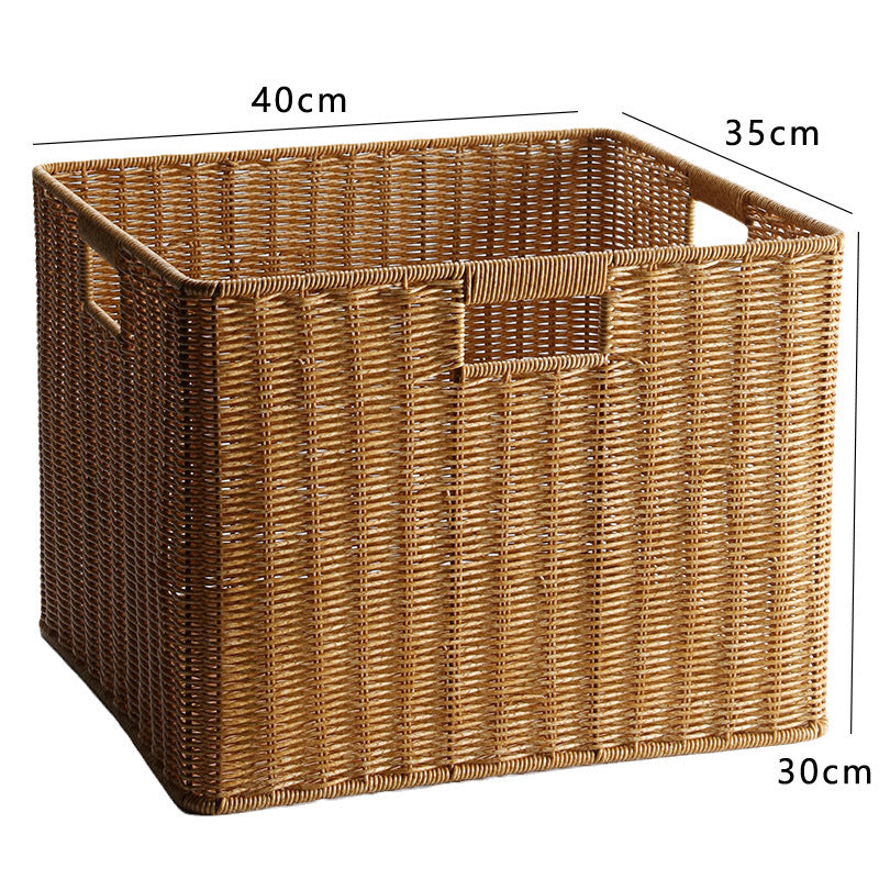Handcrafted Storage Basket Dark Coffee | Kelmera