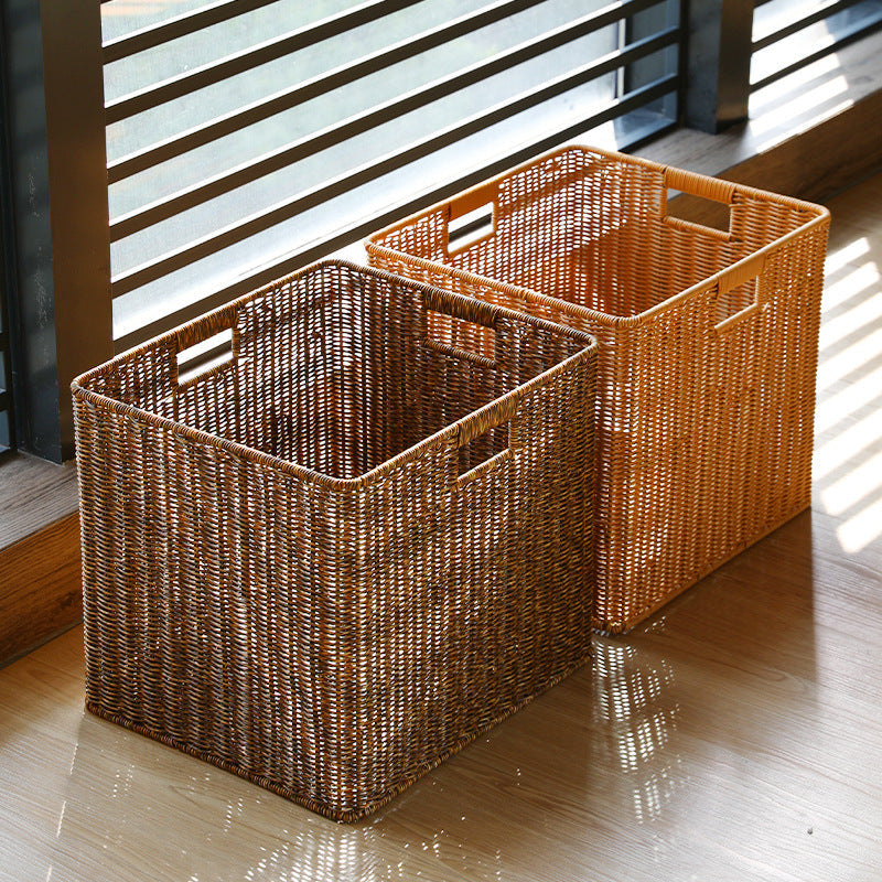 Handcrafted Storage Basket Dark Coffee | Kelmera