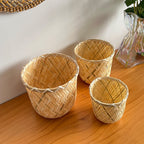 Handcrafted Storage Basket made of Bamboo Fiber | Kelmera