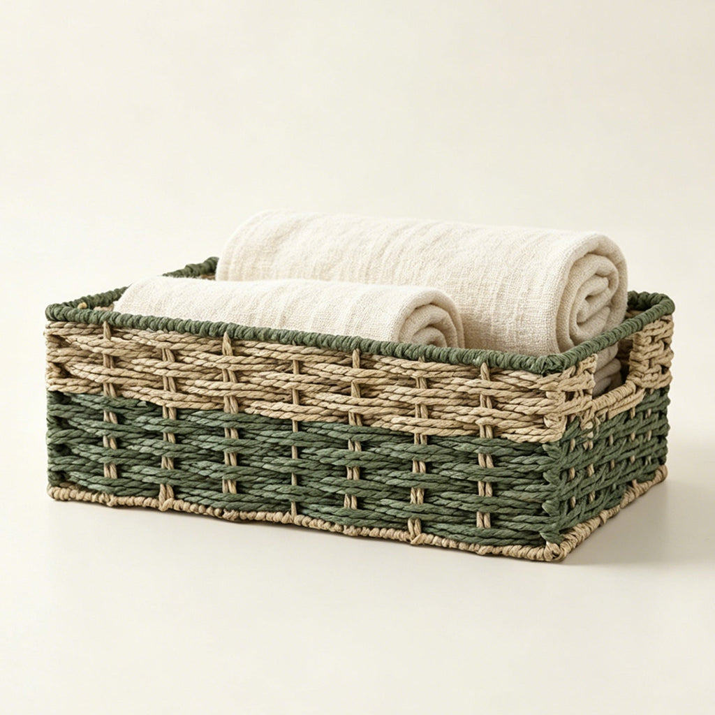 Handcrafted Storage Basket made of Natural Material | Kelmera
