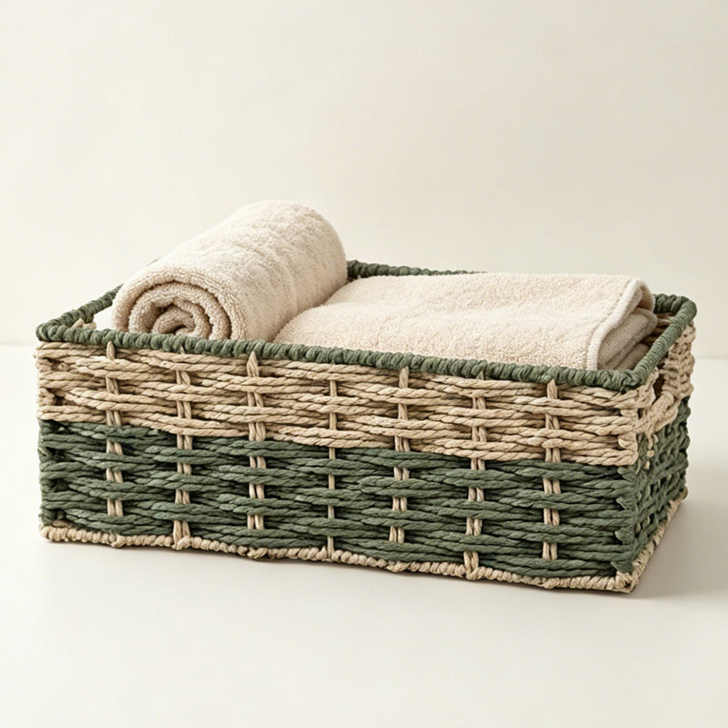 Handcrafted Storage Basket made of Natural Material | Kelmera