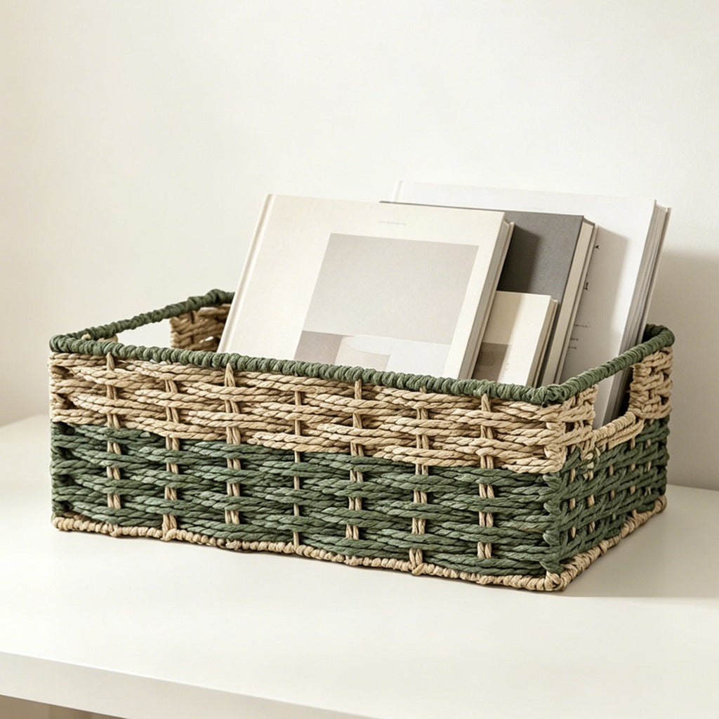 Handcrafted Storage Basket made of Natural Material | Kelmera