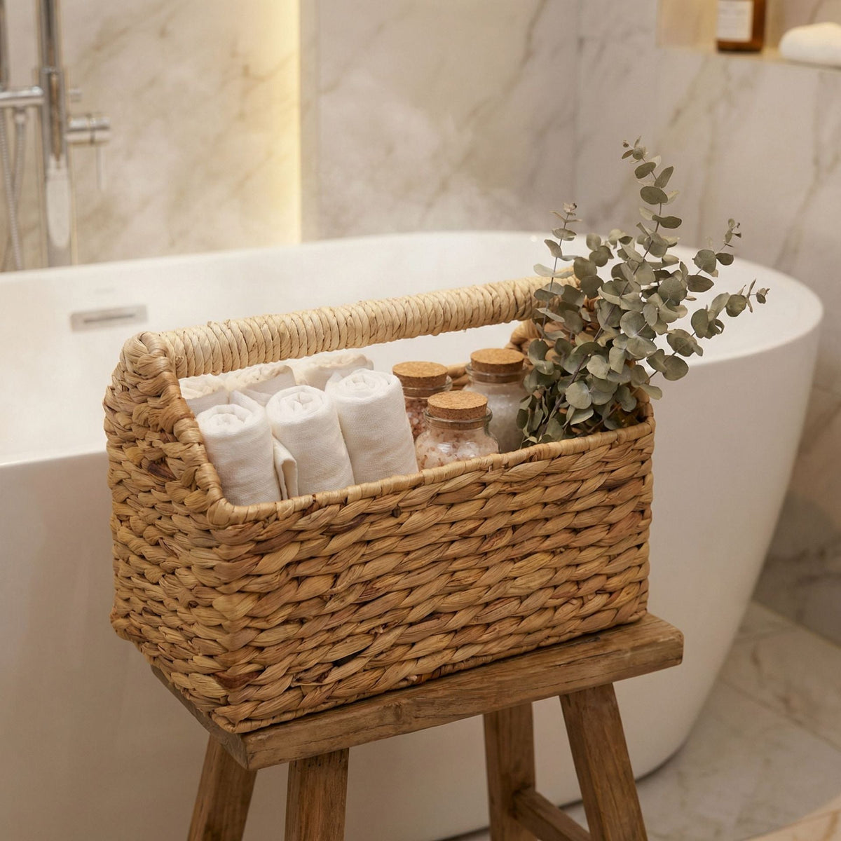 Handcrafted Storage Basket made of Natural Materials Model Gexm | Kelmera