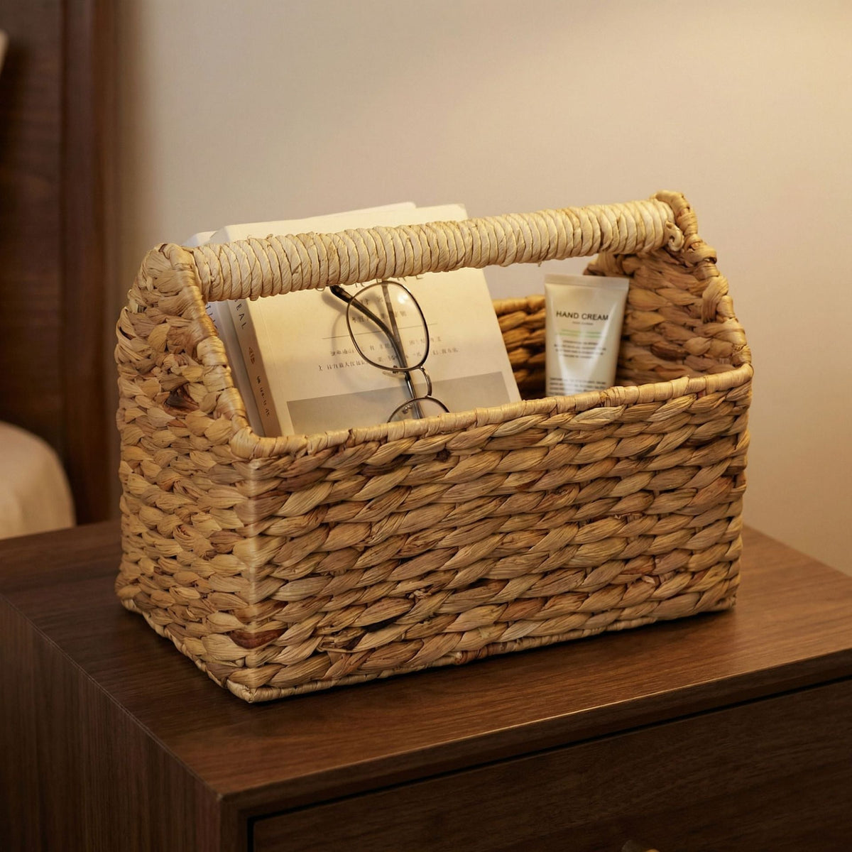 Handcrafted Storage Basket made of Natural Materials Model Gexm | Kelmera