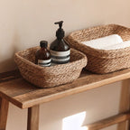 Handcrafted Storage Basket made of Natural Materials Oval | Kelmera