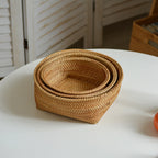 Handcrafted Storage Basket made of Natural Rattan | Kelmera