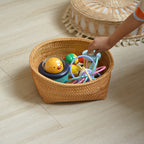 Handcrafted Storage Basket made of Natural Rattan | Kelmera
