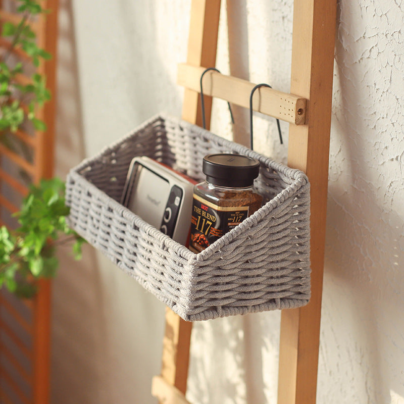 Handcrafted Storage Basket Small Wood | Kelmera