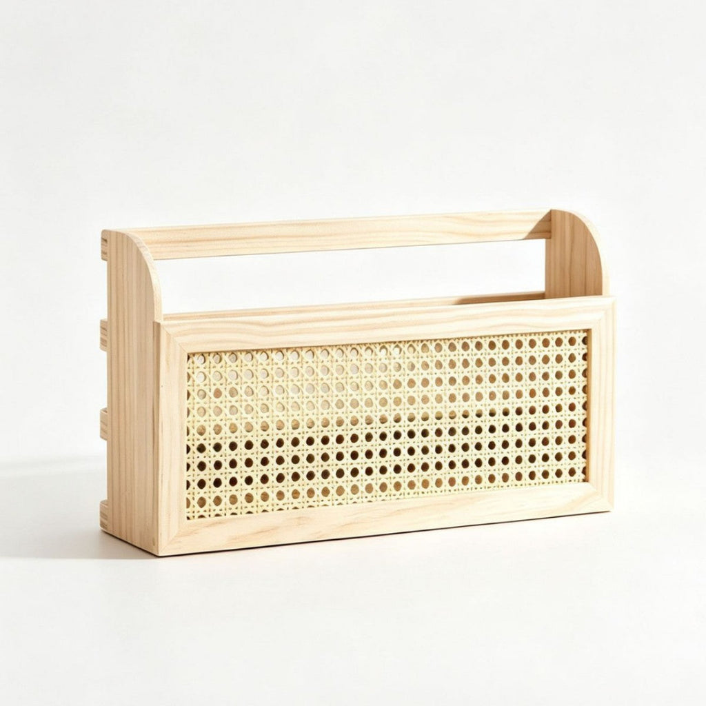 Handcrafted Storage Basket Small Wood | Kelmera