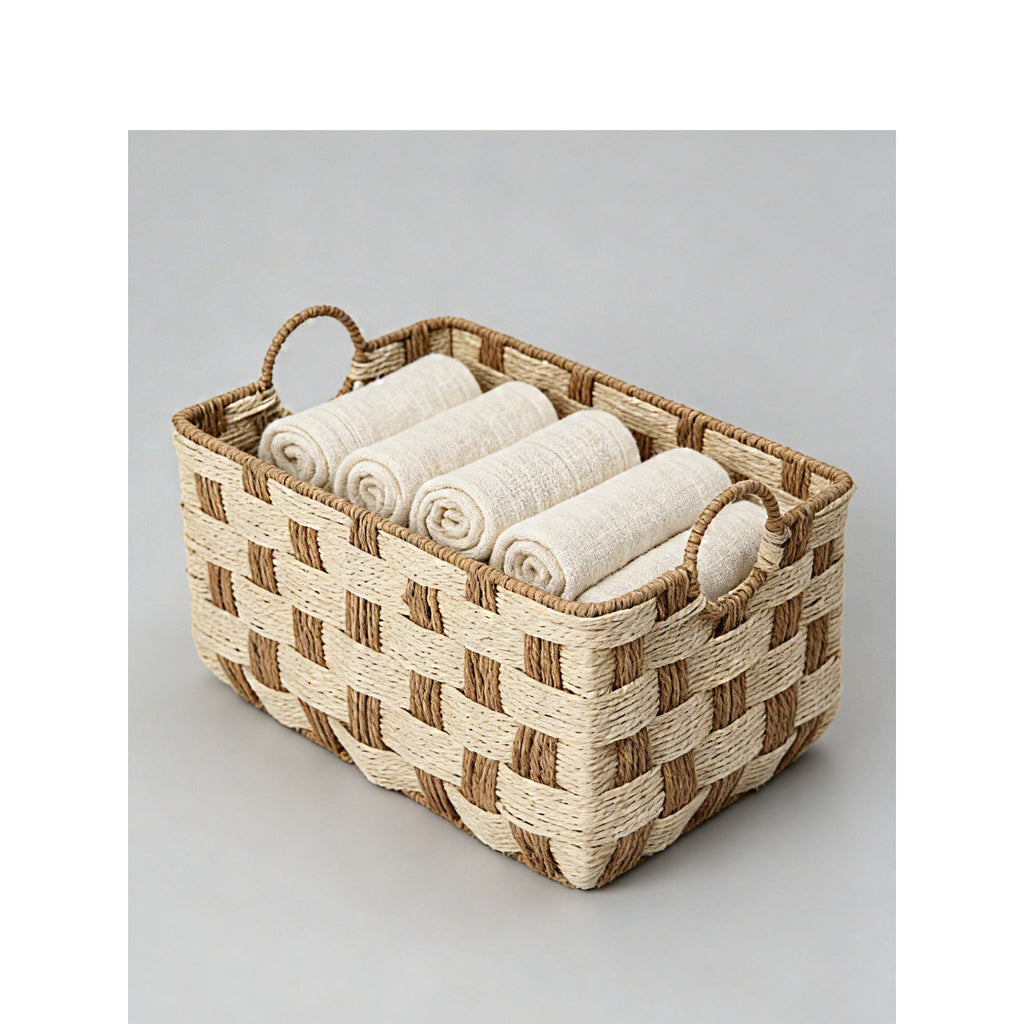 Handcrafted Storage Basket Two Small Large | Kelmera