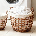 Handcrafted Storage Basket with Cotton Lining | Kelmera