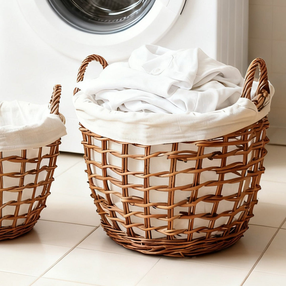Handcrafted Storage Basket with Cotton Lining | Kelmera