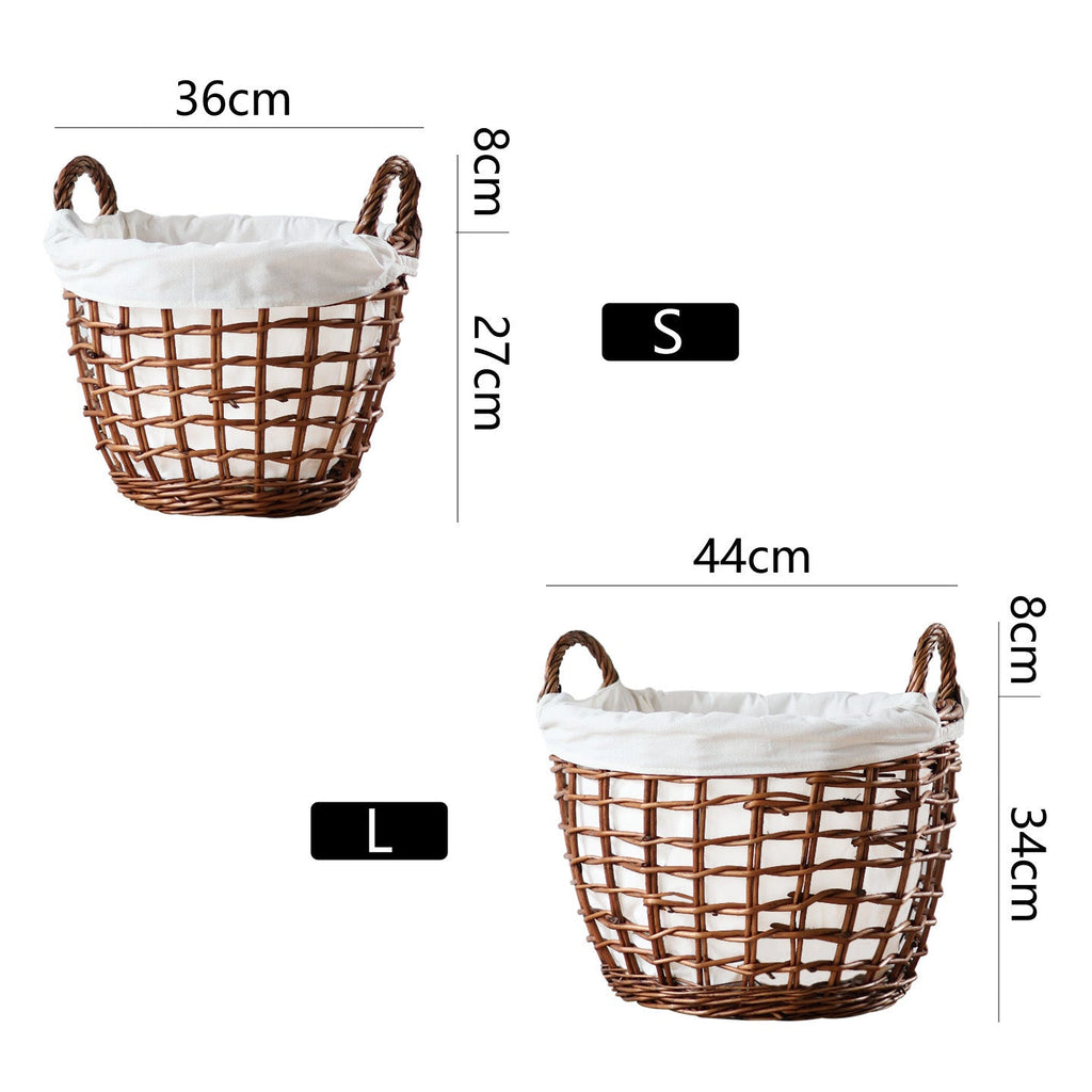 Handcrafted Storage Basket with Cotton Lining | Kelmera