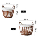 Handcrafted Storage Basket with Cotton Lining | Kelmera
