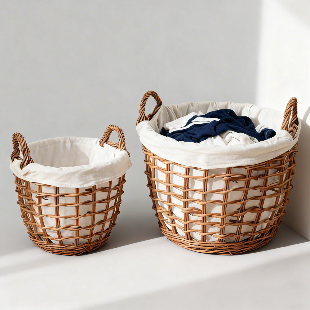 Handcrafted Storage Basket with Cotton Lining | Kelmera