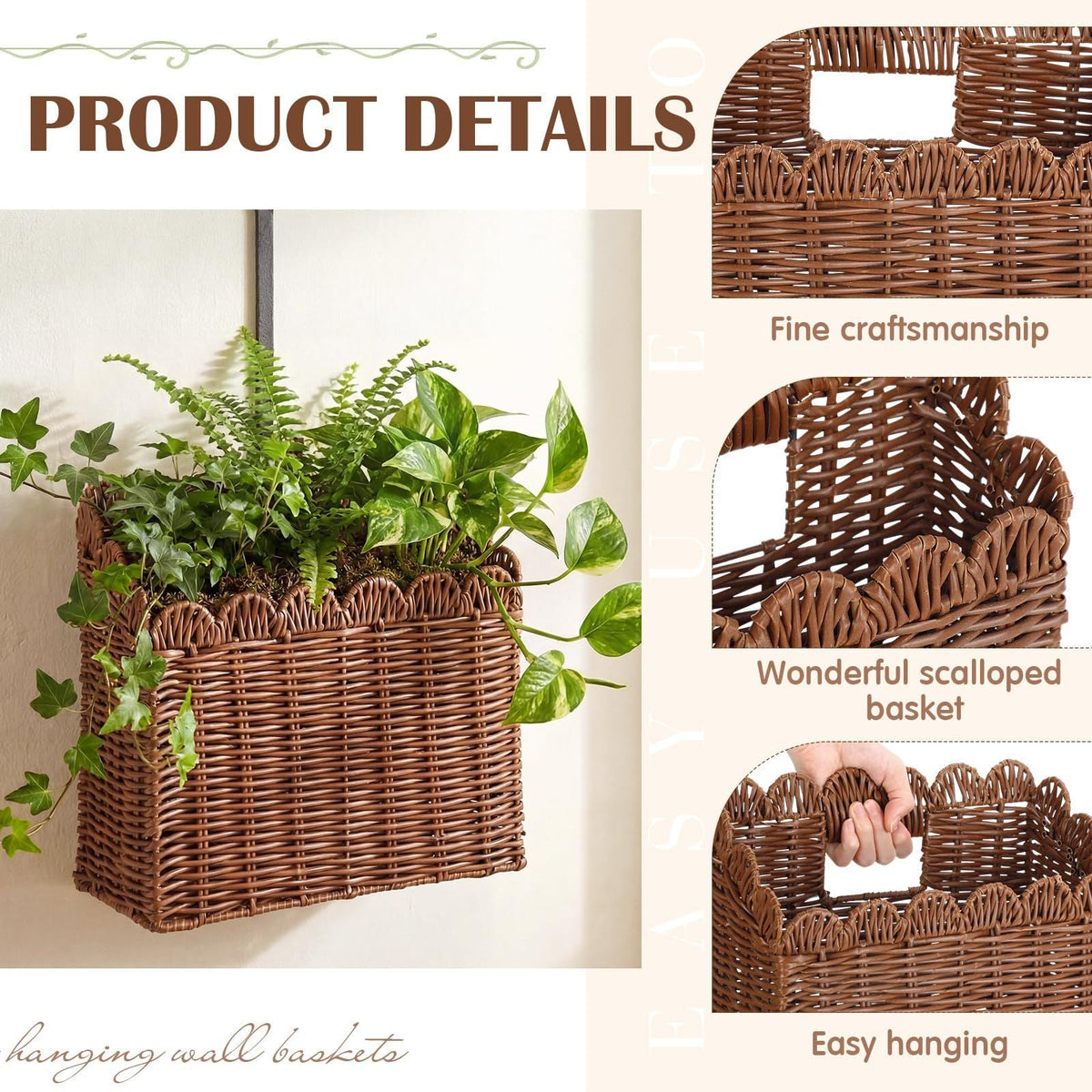 Handcrafted Storage Basket with Curved Edge Woven Natural Fiber Soft Textile | Kelmera