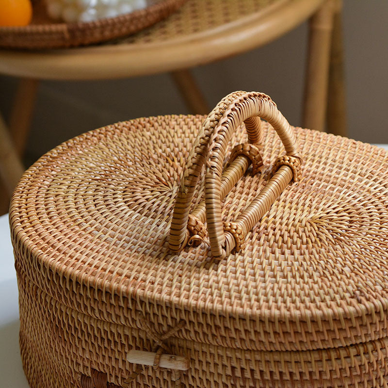 Handcrafted Storage Basket with Double Handles | Kelmera