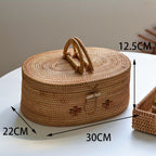 Handcrafted Storage Basket with Double Handles | Kelmera
