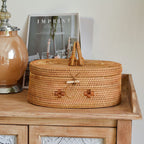 Handcrafted Storage Basket with Double Handles | Kelmera