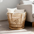 Handcrafted Storage Basket with Fabric Insert | Kelmera
