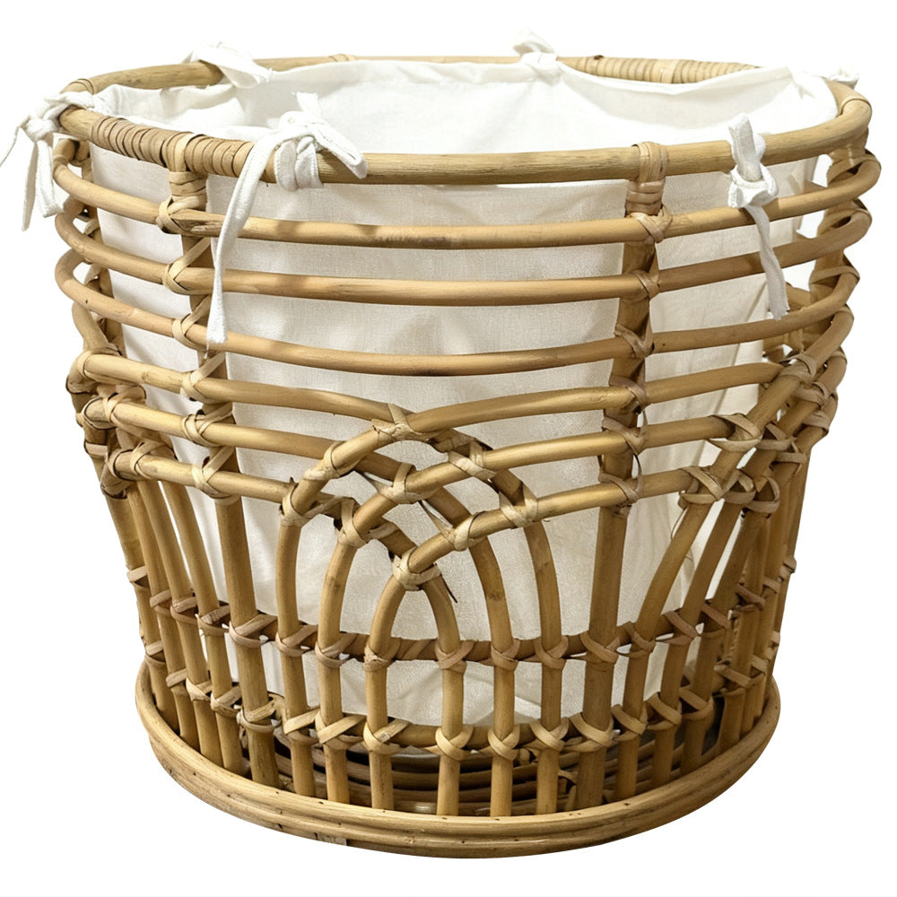 Handcrafted Storage Basket with Fabric Insert | Kelmera