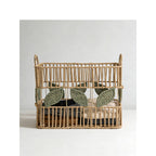 Handcrafted Storage Basket with Leaf Motif | Kelmera