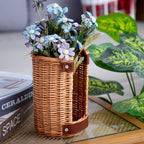 Handcrafted Storage Basket with Leather Handles | Kelmera