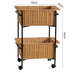 Handcrafted Storage Basket with Reinforced Edges | Kelmera