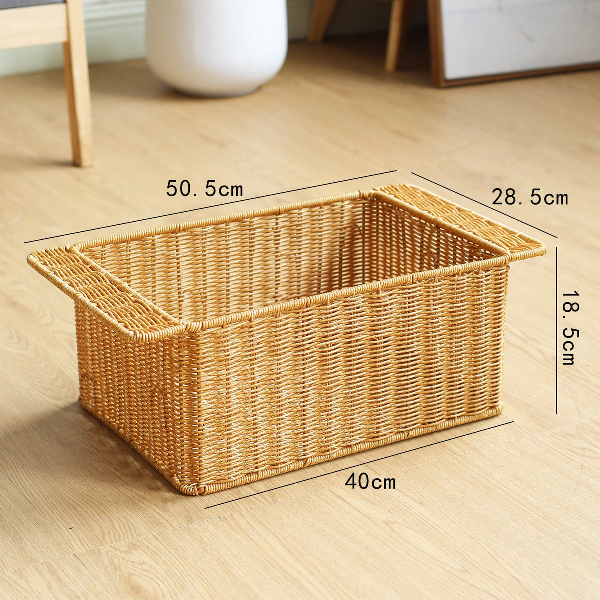 Handcrafted Storage Basket with Reinforced Edges | Kelmera