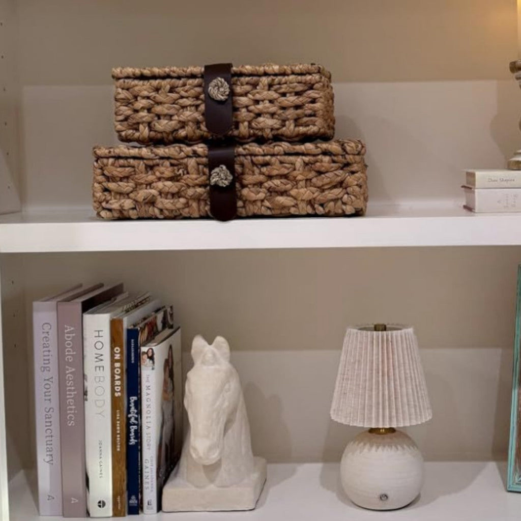 Handcrafted Storage Box made of Braided Natural Material | Kelmera