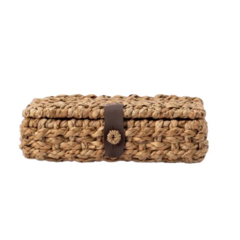 Handcrafted Storage Box made of Braided Natural Material | Kelmera