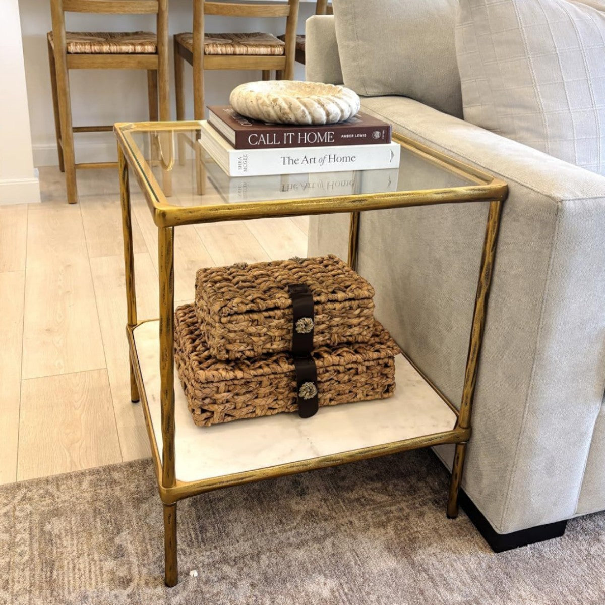 Handcrafted Storage Box made of Braided Natural Material | Kelmera