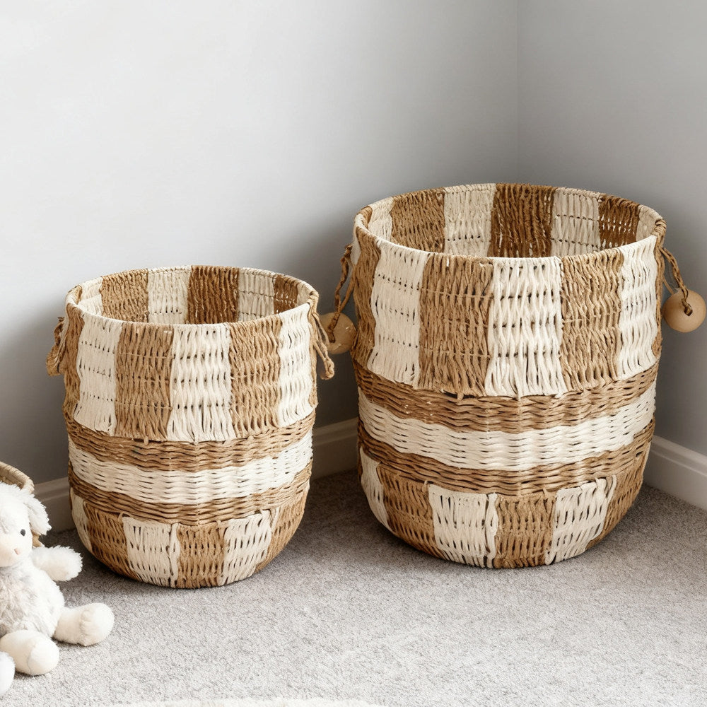 Handcrafted Storage Bucket made of Pocket Fabric | Kelmera