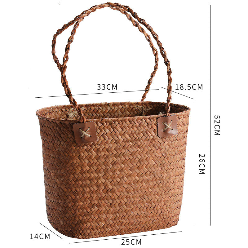 Handcrafted Straw Tote Bag | Kelmera