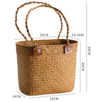 Handcrafted Straw Tote Bag | Kelmera