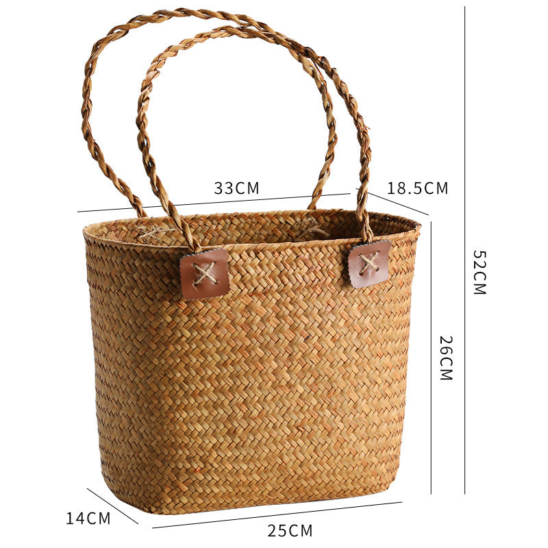 Handcrafted Straw Tote Bag | Kelmera